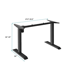 Electric Standing Desk Frame, Height Adjustable Motorized Standing Workstation Base