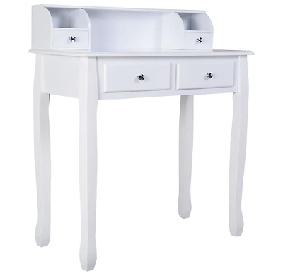 Removable Floating Organizer 2-Tier Mission Home Computer Vanity Desk