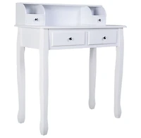 Removable Floating Organizer 2-Tier Mission Home Computer Vanity Desk