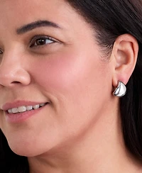Style & Co Small Bean Hoop Earrings, 0.81", Macy's Exclusive