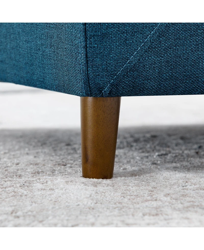 Streamdale Furniture Modern Dog Sofa with Backrest for Medium/Large Dogs - Blue