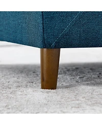 Streamdale Furniture Modern Dog Sofa with Backrest for Medium/Large Dogs - Blue