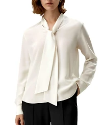 Lilysilk Women's Silk Bowtie Blouse