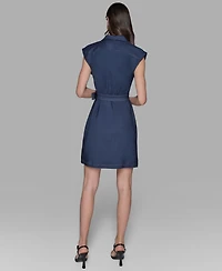 Karl Lagerfeld Paris Women's Denim Millennium Shirtdress