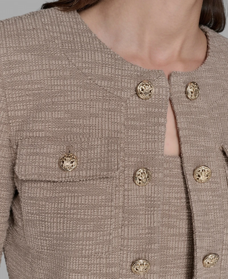 Karl Lagerfeld Paris Women's Knit Tweed Dress