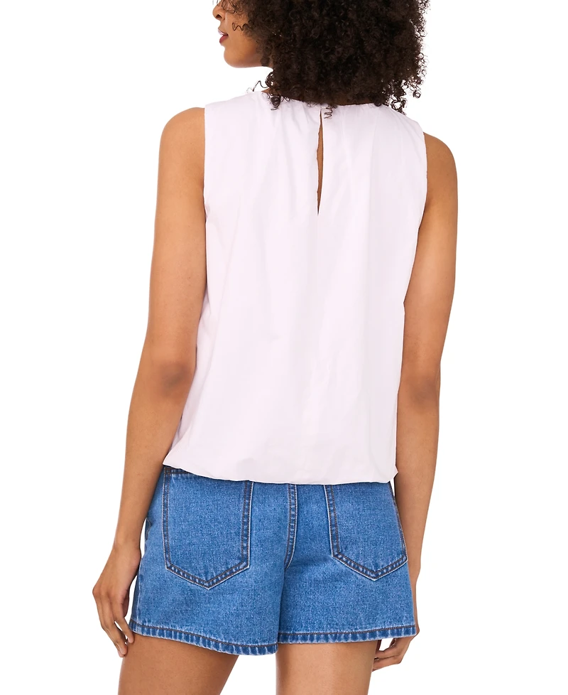 1.state Women's Cotton Sleeveless Bubble Top