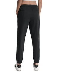 Dkny Sport Women's Cotton-Blend Tie-Waist Joggers