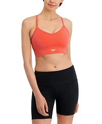 Reebok Women's Id Train Tri-Back Mid-Impact Sports Bra