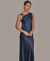 Donna Karan New York Women's Rhinestone-Accent Gown