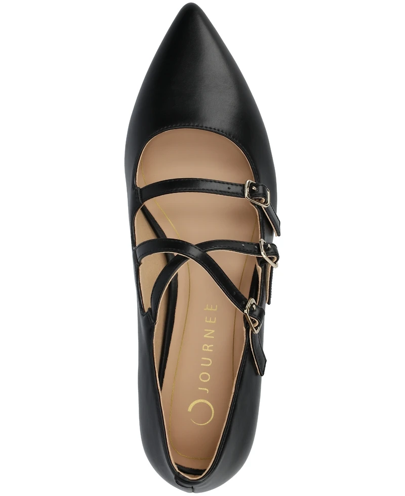 Journee Collection Women's Gretel Pointed Toe Flats