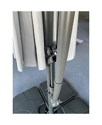 10ft Offset Patio Umbrella - Gray