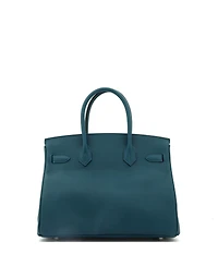 Pre-Owned Hermes Birkin Handbag Epsom with Palladium Hardware