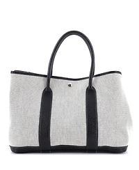 Pre-Owned Hermes Garden Party Tote Toile and Leather
