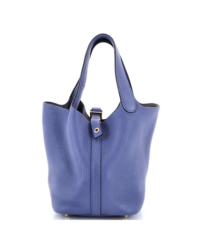 Pre-Owned Hermes Pm Picotin Lock Bag Clemence