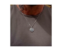 Vincero Mens Necklace, Built Different Collection, The Lion - Sterling Silver, 21” Chain