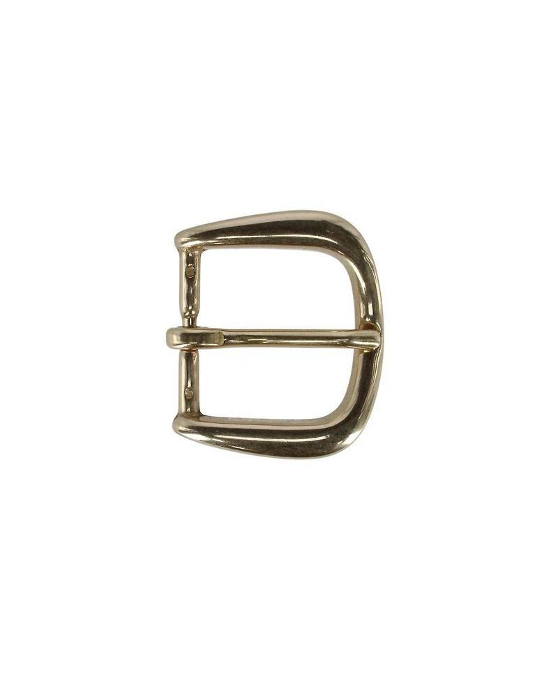 Trafalgar Men's 30mm Solid Brass Rounded Minimalist Harness Belt Buckle
