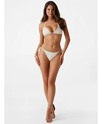 Guess Women's Braided Triangle Bikini Top