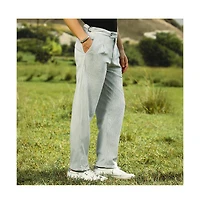 Campus Sutra Men's Cloud Grey Veined Tailored Trousers