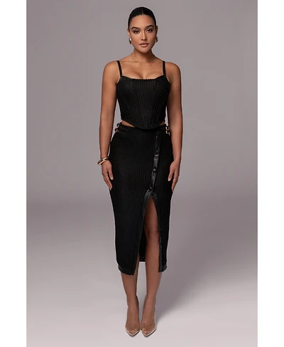 Jluxlabel Women's Textured Harley Corset Top