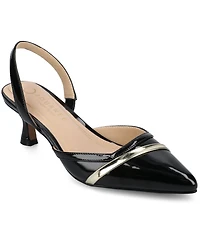 Journee Collection Women's Nellia Slingback Kitten Heel Pumps