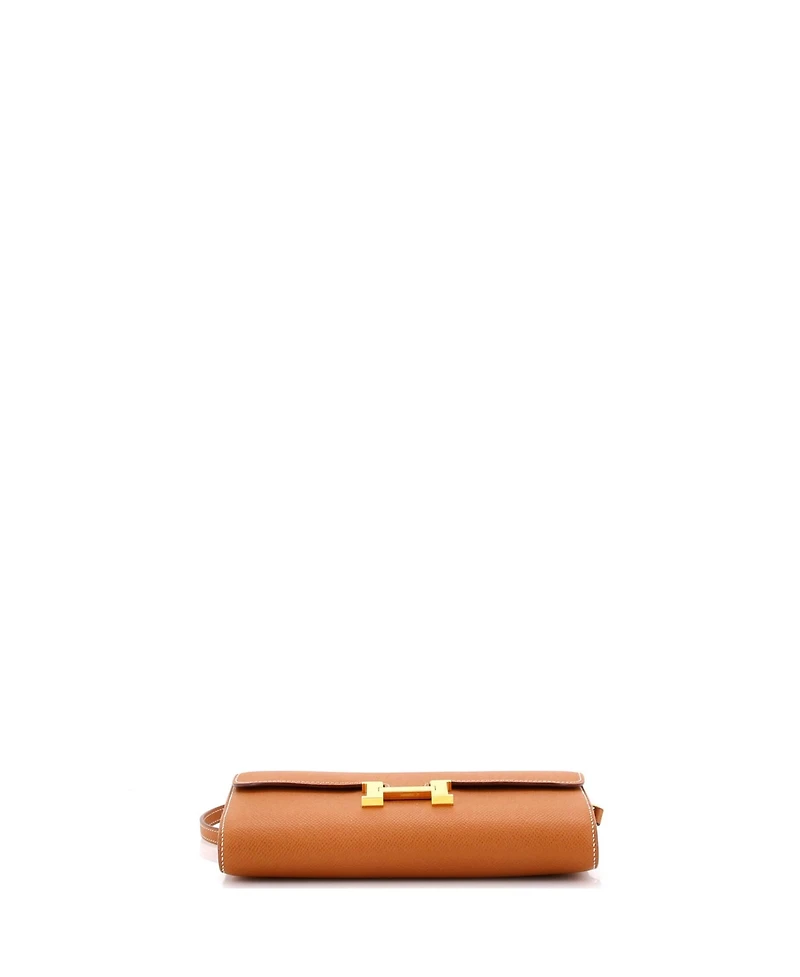 Pre-Owned Hermes Constance To Go Wallet Epsom
