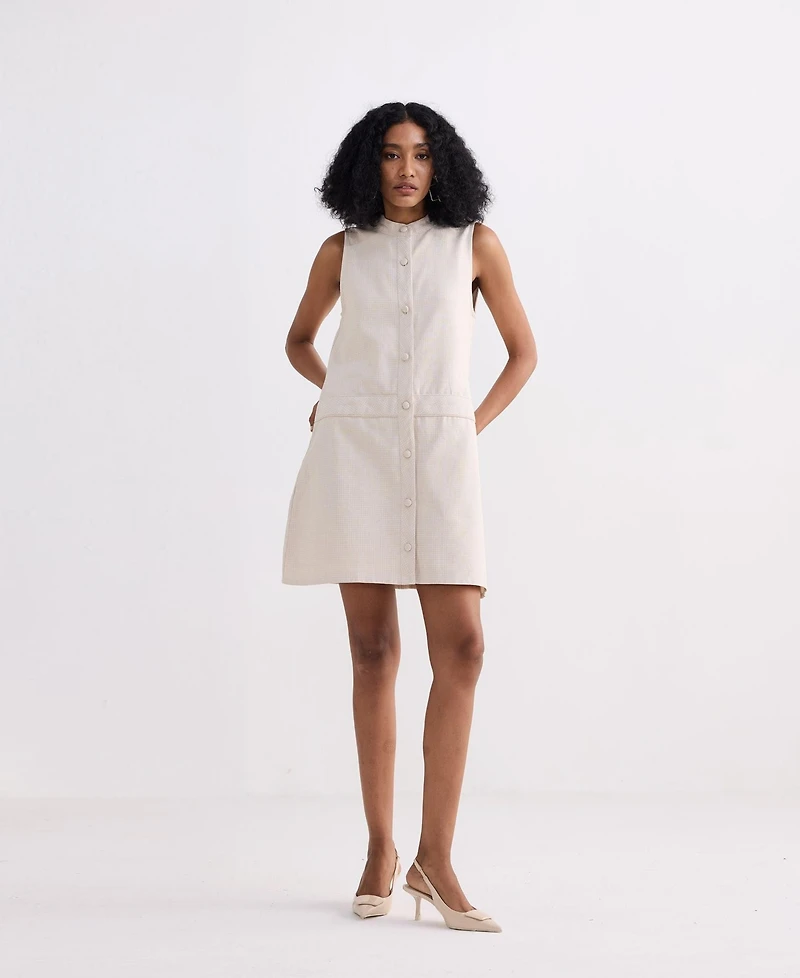 Reistor Women's The Cotton Tweed Shift Dress