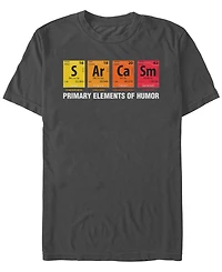 Fifth Sun Men's Elements of Humor Short Sleeve Crew T-shirt