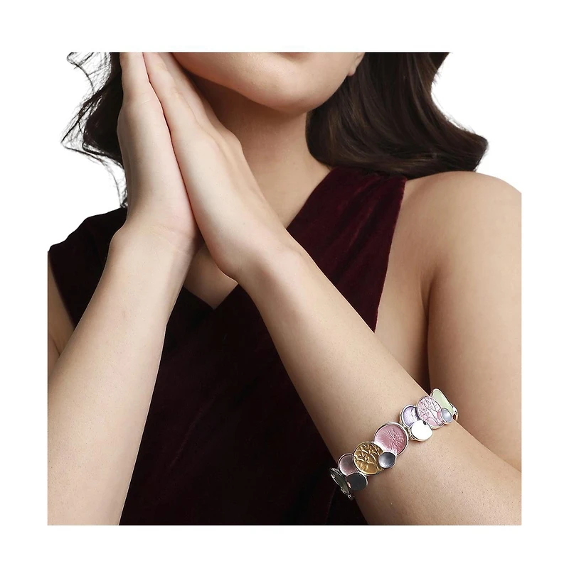 Sohi Metallic Tree Bracelet