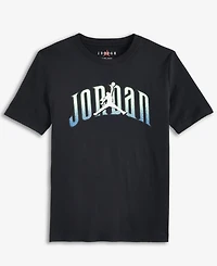 Jordan Big Boys Global Arch Logo Graphic T-Shirt