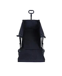 Foldable Wagon with Tailgate, Cover, 400LBS