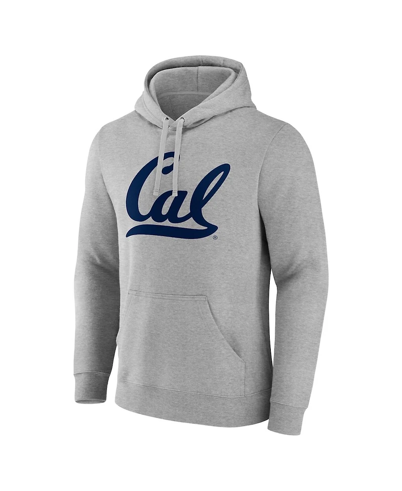 Fanatics Men's Gray Cal Bears Primary Logo Pullover Hoodie