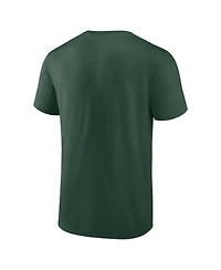 Fanatics Mto Label Men's Green Athletics Best Dad Ever T-Shirt