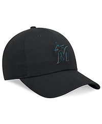 Nike Men's Black Miami Marlins Club Adjustable Hat