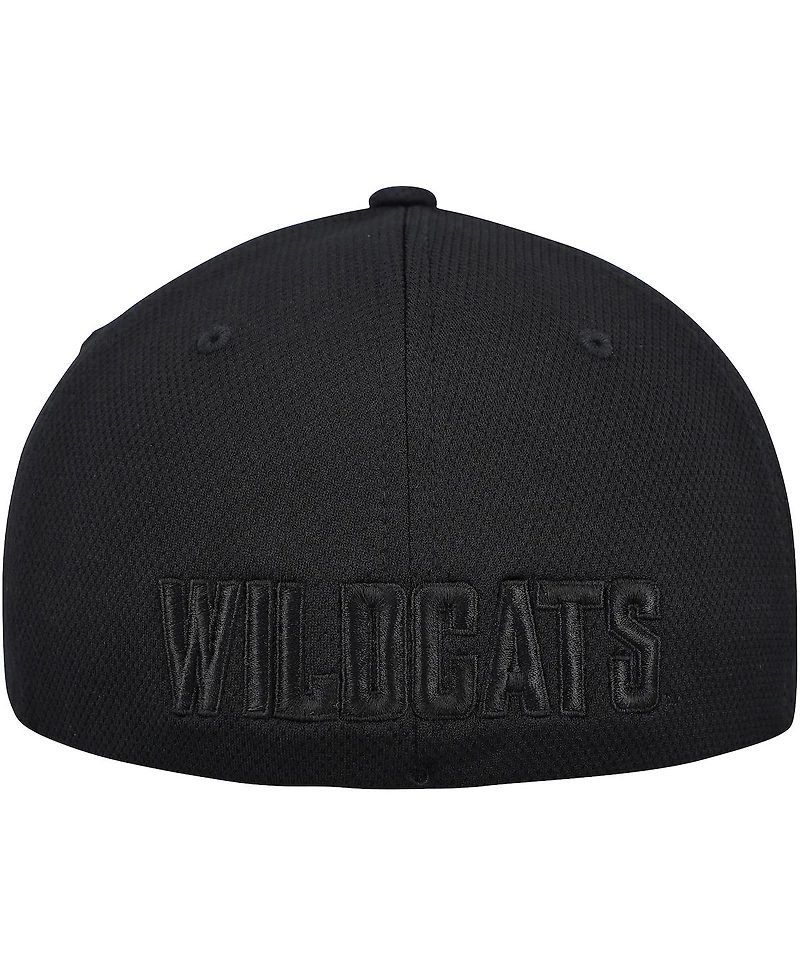 Top of the World Men's Black Northwestern Wildcats Reflex Hybrid Tech Flex Hat