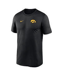 Nike Men's Black Iowa Hawkeyes 2025 Sideline Small Logo Legend Performance T-Shirt