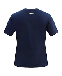 Pro Standard Women's Navy Houston Astros Rhinestone Slim Fit T-Shirt