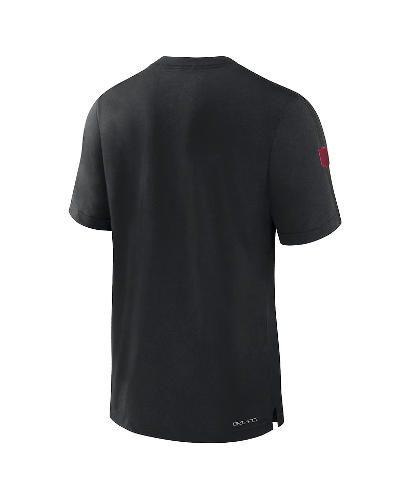 Nike Men's Black Atlanta Falcons Sideline Player Performance T-Shirt