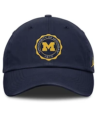 Jordan Men's Navy Michigan Wolverines Club Adjustable Hat