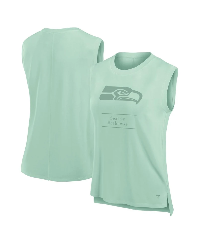 Fanatics Women's Mint Seattle Seahawks Studio Embrace Tank Top