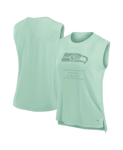 Fanatics Women's Mint Seattle Seahawks Studio Embrace Tank Top