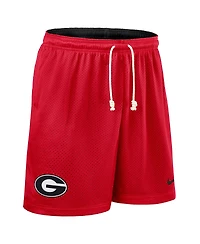 Nike Men's Red/Black Georgia Bulldogs 2025 Sideline Reversible Performance Shorts