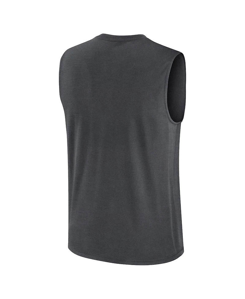 Nike Men's Charcoal Tennessee Titans Primetime Legend Performance Muscle Tank Top