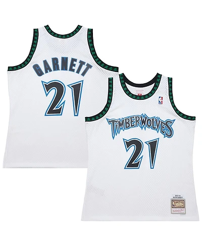 Mitchell & Ness Men's Kevin Garnett White Minnesota Timberwolves 2003-04 Swingman Jersey