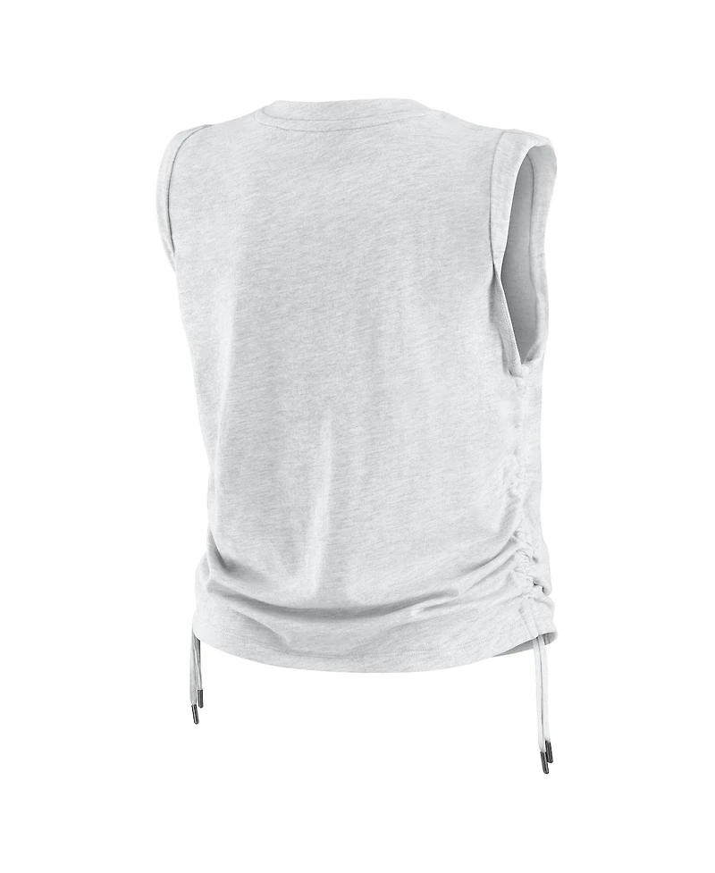 Wear by Erin Andrews Women's Heather Gray San Francisco Giants Cinched Tank Top