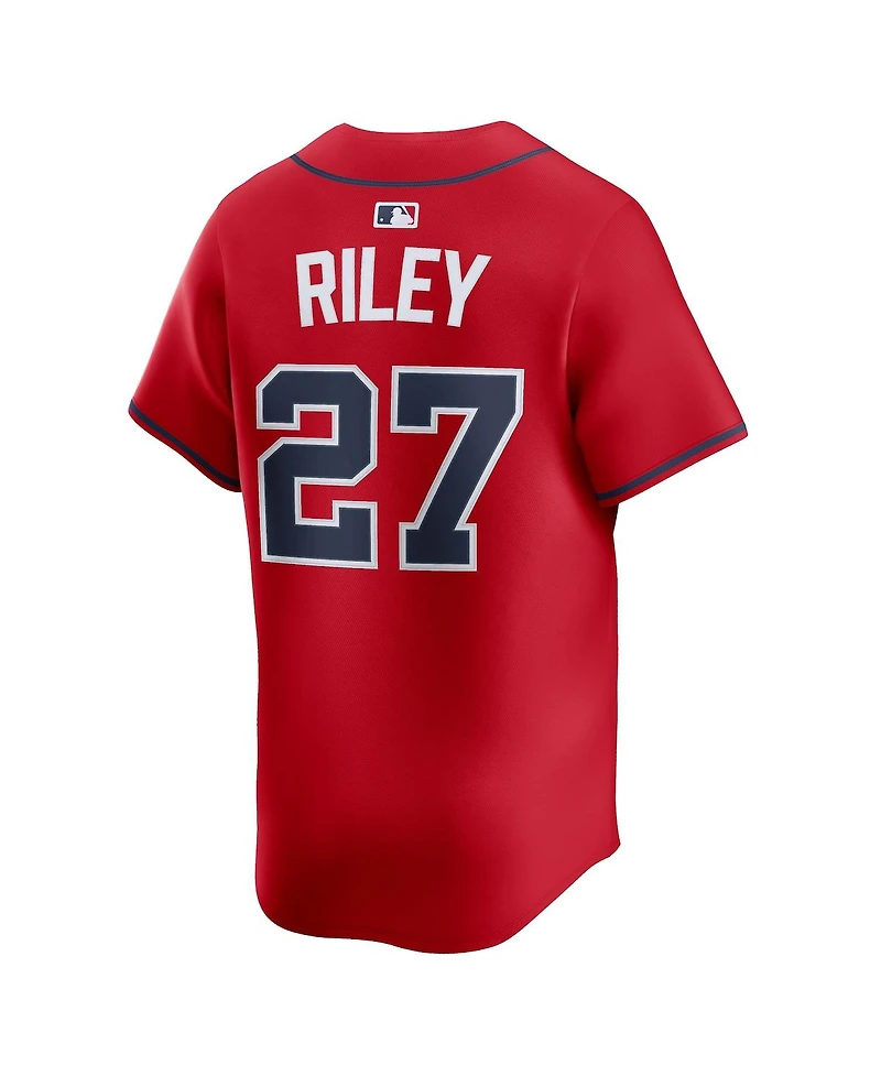 Nike Men's Austin Riley Red Atlanta Braves Alternate Limited Player Jersey