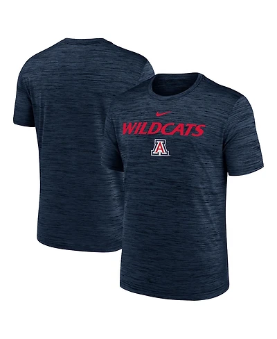 Nike Men's Navy Arizona Wildcats 2025 Sideline Velocity Performance T-Shirt