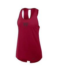 Nike Women's Burgundy Washington Commanders Glory Crisscross Performance Tank Top