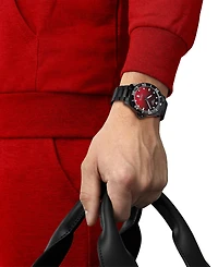 Tissot Men's Swiss Seastar 1000 Black Pvd Stainless Steel Bracelet Watch 40mm