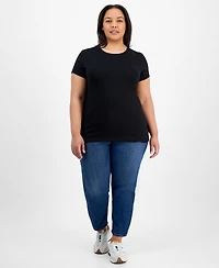 Aveto Plus Basic Crewneck Short-Sleeve T-Shirt
