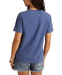 Lucky Brand Women's Grateful Dead Rose Boyfriend Crewneck T-Shirt